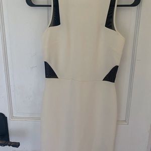 NWT EXPRESS DRESS Size 0. White with black accents.
